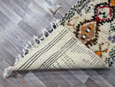 Moroccan Runner Beni Ourain Runner Rug, Custom Hallway Beige Rug Runner, Bespoke Long Runner Brown Berber Carpet