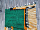 Moroccan rug sage green - handmade rug - Genuine lamb wool - berber green rug - moroccan berber rug - Beni ourain rug