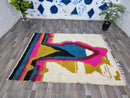Berber Moroccan Costum rug - Moroccan Woolen carpet - New Azilal rug - Beni ouarain style - New Beni ouarain rug - fine berber rug