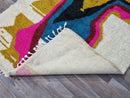 Berber Moroccan Costum rug - Moroccan Woolen carpet - New Azilal rug - Beni ouarain style - New Beni ouarain rug - fine berber rug