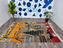 Custom Handmade Moroccan Berber Rug - Beni Ourain Shag Area Rug - Moroccan Rug 9x12, 8x10, Custom Sizes Available