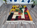 Amazing Berber Colorful Rug Morrocan, Handmade Rug 8 x 10, Carpet Morocco, Bohemian Rug 7x10 Boho, Housewarming Gift For Home