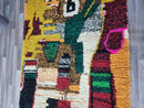 Amazing Berber Colorful Rug Morrocan, Handmade Rug 8 x 10, Carpet Morocco, Bohemian Rug 7x10 Boho, Housewarming Gift For Home