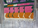 Handmade Moroccan Berber Wool Rug – Oriental Green Boujaad Carpet, Large 8x10 Antique Area Rug, Modern Home Decor Gift 2024.