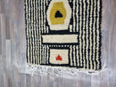 Amazing Berber Colorful Rug Morrocan, Handmade Rug 8 x 10, Carpet Morocco, Bohemian Rug 7x10 Boho, Housewarming Gift For Home