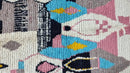 Abstract Colorful Moroccan Rug, Custom Fabulous Moroccan Rug from Boujaad, Boho Abstract soft color Carpet Handmade by berber Women