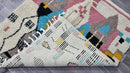 Abstract Colorful Moroccan Rug, Custom Fabulous Moroccan Rug from Boujaad, Boho Abstract soft color Carpet Handmade by berber Women