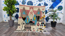 Abstract Colorful Moroccan Rug, Custom Fabulous Moroccan Rug from Boujaad, Boho Abstract soft color Carpet Handmade by berber Women