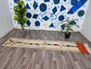 Hallway runner kilim cotton carpet Kitchen dining room rug Hand block printed area rug Stair woven cotton durries 3x10 5x10 4x15 feet