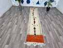 Hallway runner kilim cotton carpet Kitchen dining room rug Hand block printed area rug Stair woven cotton durries 3x10 5x10 4x15 feet