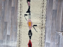 Hallway runner kilim cotton carpet Kitchen dining room rug Hand block printed area rug Stair woven cotton durries 3x10 5x10 4x15 feet