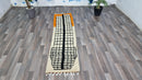 Moroccan Runner rug - hallway runner rug moroccan - White, black and Orange Beni ourain rug - Red Berber Runner rug