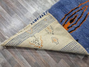 Gorgeous Moroccan Runner Rug - berber Colorful Runner Rug - Authentic Moroccan Blue rug -Berber Runner Carpet - Authentic boujaad runner rug