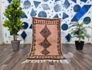 Moroccan Rug, Beni Ourain Colorful Rug, Wool Rug, Checkered Rug, Handmade Rug, Custom Beni Ourain rug, Style Moroccan Rug , Custom rug