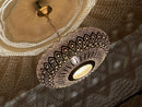 black and gold pendant lamp - product photo 1