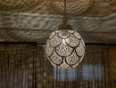 Handcrafted Moroccan Brass Pendant Light – Elegant Moroccan Lantern for Ceiling Decor with Adjustable Chain and US Electrical Standards