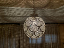 Handcrafted Moroccan Brass Pendant Light – Elegant Moroccan Lantern for Ceiling Decor with Adjustable Chain and US Electrical Standards