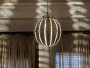 Handmade Moroccan Brass Pendant Light with Adjustable Chain – Modern Ceiling Fixture for Home Decor | Moroccan Lantern Chandelier