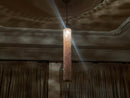 Handcrafted Moroccan Brass Pendant Light with Adjustable Chain | Perforated Design | Artisan Ambient Lighting - product photo 6