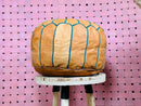 Moroccan Leather Pouf, Handmade Ottoman "13 x 13 x 8.3" Inches, Boho Floor Pouf, Light Brown Pouf, Berber Footstool, Moroccan Decor