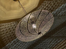 handcrafted brass lampshade - product photo 1