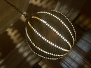 Handmade Moroccan Brass Pendant Light with Adjustable Chain – Modern Ceiling Fixture for Home Decor | Moroccan Lantern Chandelier