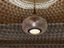 Handmade Moroccan Brass Pendant Light with Adjustable Chain, Atlas Lights Ceiling Fixture - 5 Sizes Available