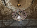 brass metal pendant light - product photo 1