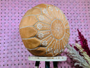 Moroccan POUF **50% OFF** with White Stitching Leather Pouf Ottoman Pouf Morrocan Leather Pouf Moroccan Pouffe