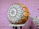 Moroccan POUF **50% OFF** with White Stitching Leather Pouf Ottoman Pouf Morrocan Leather Pouf Moroccan Pouffe, Home gifts, Wedding Gifts