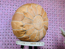 Handmade Moroccan Leather Pouffe – Artisan Pouffe Footstool, "17.72 x 17.72 x 10.63" Inches, Natural Leather Ottoman Pouf