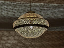 brass metal pendant light - product photo 1