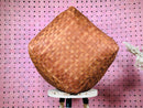 Handcrafted Moroccan Leather Pouf Ottoman – Square Floor Cushion, Living Room Decor, Perfect as a Footstool or Ottoman