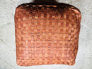 Handcrafted Moroccan Leather Pouf Ottoman – Square Floor Cushion, Living Room Decor, Perfect as a Footstool or Ottoman