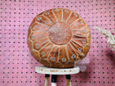 Handcrafted Moroccan Leather Pouf - Bohemian Decor Pouf, Decorative Ottoman, Floor Pillow, Footstool, Moroccan Pouffe - 100kends Poufs