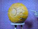 Handmade Yellow Leather Pouf - Genuine Moroccan Pouf Seat, Marrakesh Cushion, Floor Cushion Ottoman Pouf - Perfect Living Room Decor