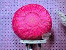 Moroccan Pink Leather Pouf Ottoman - Handcrafted Moroccan Foot Stool | Leather Ottoman Pouf, Perfect Moroccan Decor Poufs, Poufs by 100kends