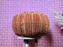 Handcrafted Moroccan Leather Pouf - Bohemian Berber Floor Cushion, Perfect Footstool & Living Room Decor, Ready to Ship pouf