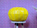 Handmade Yellow Moroccan Leather Pouf - Floor Cushion, Ottoman, Footstool, Moroccan Pouf for Living Room - Beautiful Poufs by 100kends