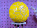 Bright Yellow Moroccan Leather Pouf - Handcrafted Berber Floor Cushion, Perfect Living Room Decor & Footstool Ottoman