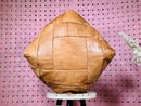 Handcrafted Moroccan Leather Pouf - Rustic Floor Stool and Cozy Ottoman for Home Seating - Pouf Accent and Functional Furniture