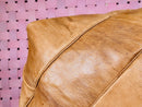 Handcrafted Genuine Leather Moroccan Square Pouf – Perfect Floor Cushion, Footstool, and Ottoman for Stylish Décor