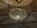 brass metal pendant light - product photo 1