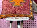 Handmade Moroccan Wool Pillowcase - 17 x 22 Inch Kilim Floor Cushion Cover for Sofa, Couch, or Home Décor