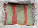 Handmade Moroccan Wool Pillowcase - 17 x 22 Inch Kilim Floor Cushion Cover for Sofa, Couch, or Home Décor