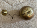 Elegant Moroccan Brass Pendant Light - Silver Moroccan Lamp, Handmade Home Décor Lighting in Various Sizes