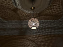 Elegant Moroccan Brass Pendant Light - Silver Moroccan Lamp, Handmade Home Décor Lighting in Various Sizes