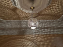 Elegant Moroccan Brass Pendant Light - Silver Moroccan Lamp, Handmade Home Décor Lighting in Various Sizes
