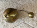 Moroccan Brass Pendant Light - Handmade Shadow Lamp with Pierced Brass Design, Boho Lighting for Ceiling or Hanging Decor