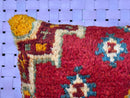 Handmade Moroccan Kilim Pillow - 15x18 Inches - Bohemian Decorative Pillowcase, Bedroom & Living Room Decor, Unique Cushion Cover